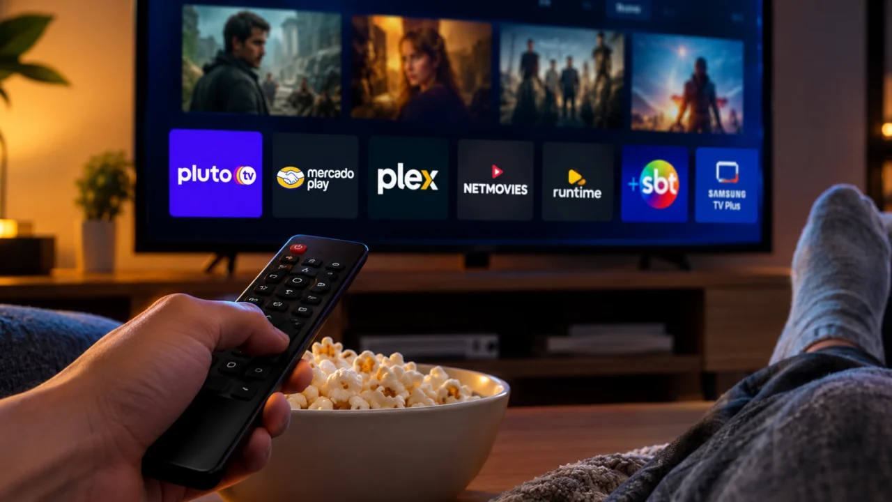 10 melhores apps para assistir a filmes e séries grátis em 2026