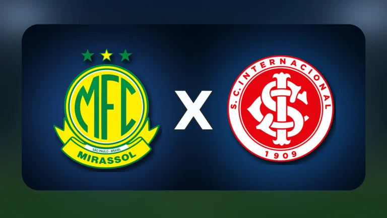 Mirassol x Internacional: onde assistir ao vivo, horário e canais em 16/10
