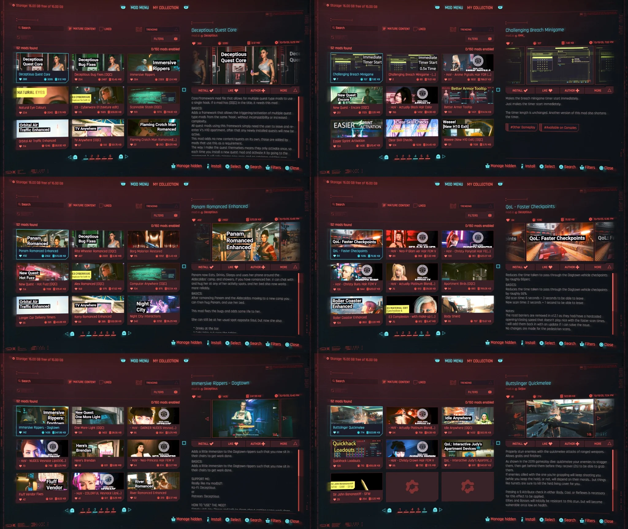 Cyberpunk 2077 2.5: todos os 52 mods do PS5 e os seis que sumiram