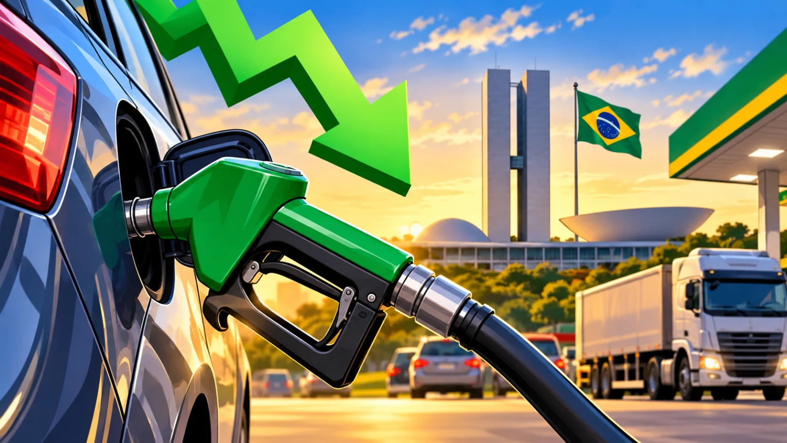 Preço da gasolina hoje (27/10): média nacional de R$ 6,49 e diesel S10 em R$ 7,32