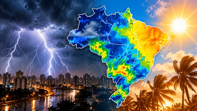 No Paraná e em Santa Catarina, há previsão de chuva em diferentes momentos do feriadão.