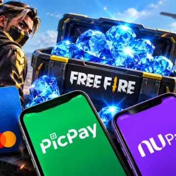 Como comprar diamantes no Free Fire com cartão de crédito e parcelar a recarga?
