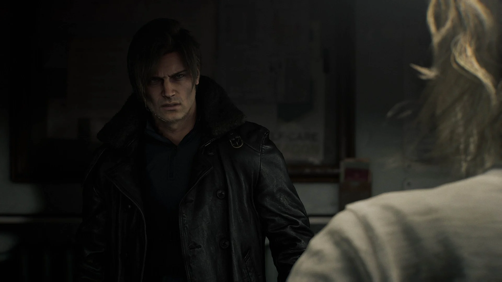 Leon Kennedy conversa com Grace Ashcroft em Resident Evil Requiem