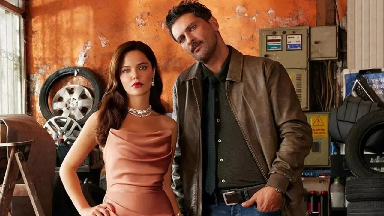 Hilal Altınbilek e Onur Tuna em foto de divulgação da novela turca Minha Vida Perfeita