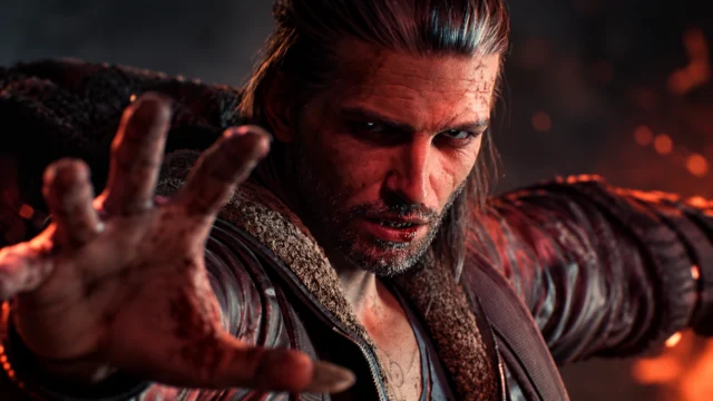 Coen, protagonista de The Blood of Dawnwalker, em uma cena do RPG da Rebel Wolves.