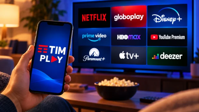 A TIM lançou cinco combos de streaming com Netflix, Globoplay, Disney+ e outros serviços.