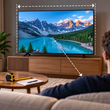 TV de 65 polegadas cabe na sua sala? Faça esta conta antes de comprar