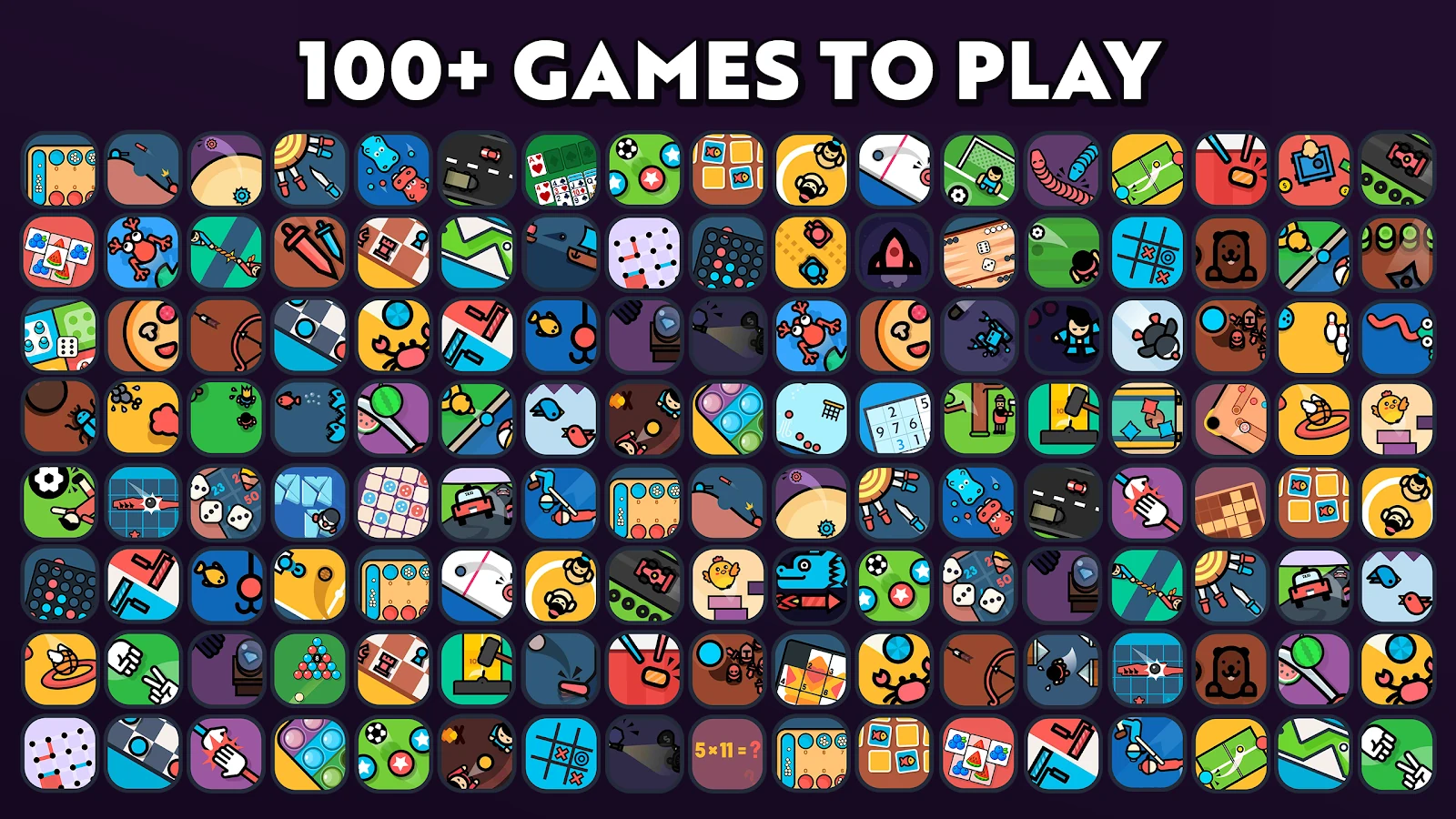 Imagem promocional de 2 Player Games the Challenge com minigames para compartilhar a tela