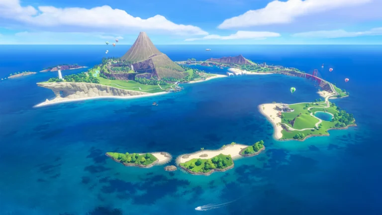 Ilha Wuhu em Nintendo Switch Sports Resort — Divulgação Nintendo