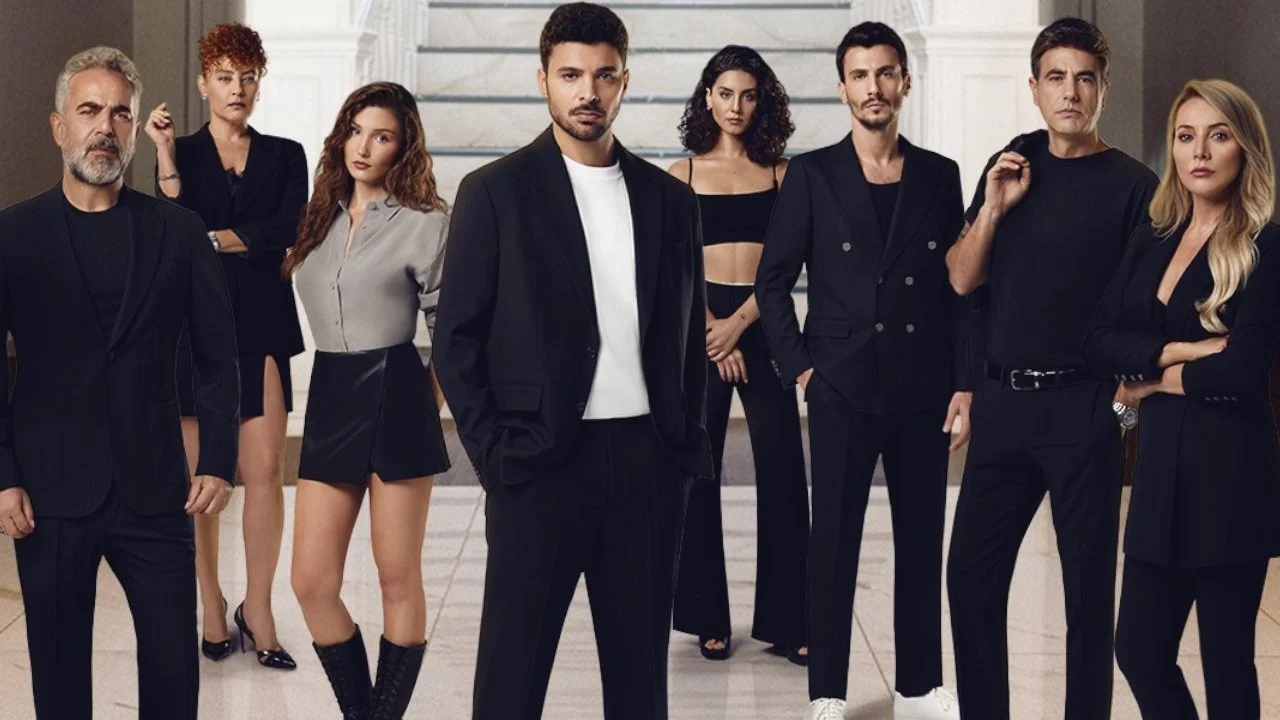 Parte do elenco de Yabani reunida em imagem de divulgação da novela turca